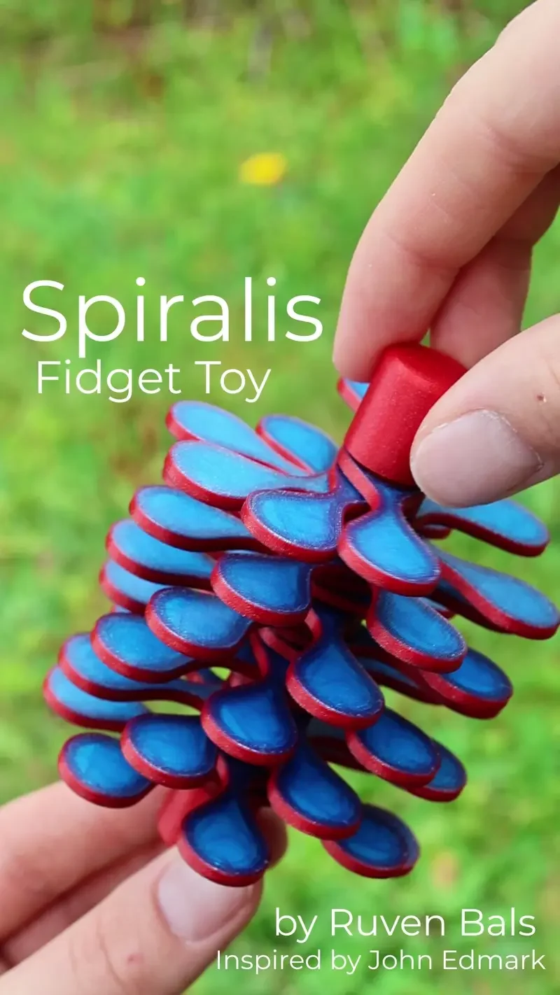 Spiralis Fidget Toy 3d model