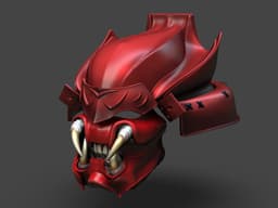 Predator Samurai Helmet 3d model