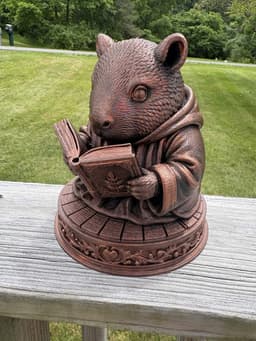 Reading Capybara 3d model
