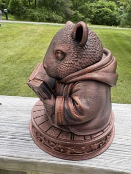 Reading Capybara 3d model
