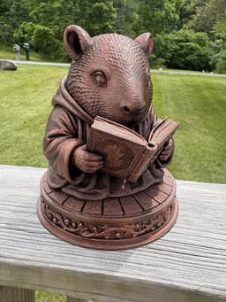 Reading Capybara 3d model