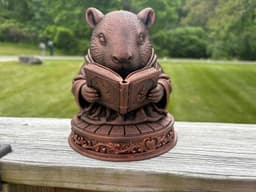Reading Capybara 3d model