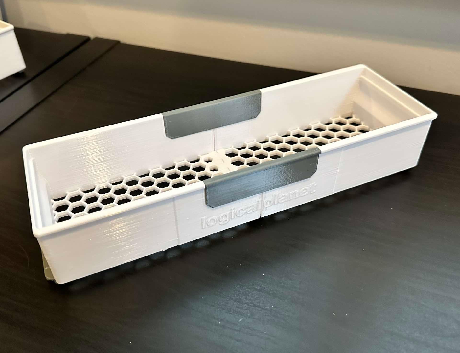275mm Kallax Drawer Tray Printed on a 200mm bed 3d model
