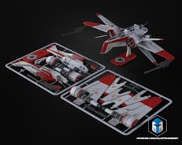 ARC-170 Vehicle Kit Card - 3D Print Files 3d model