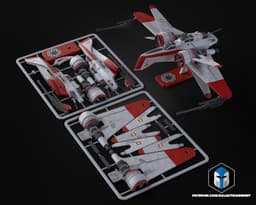 ARC-170 Vehicle Kit Card - 3D Print Files 3d model
