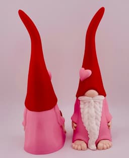 Coat Gnome -Hearts Bare Feet 3d model