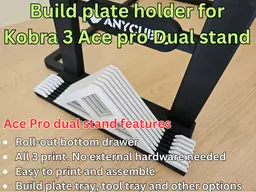 KOBRA-3 DUAL ACE-PRO STAND 3d model
