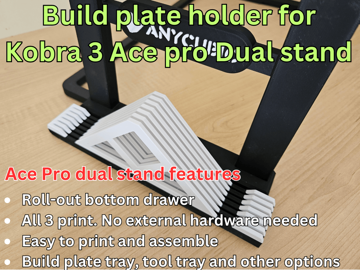 KOBRA-3 DUAL ACE-PRO STAND 3d model