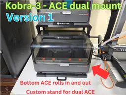 KOBRA-3 DUAL ACE-PRO STAND 3d model