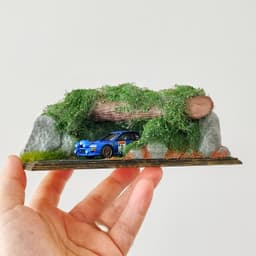 Forest Diorama for Hot Wheels and 1:64 Diecast Cars & Figure 3d model