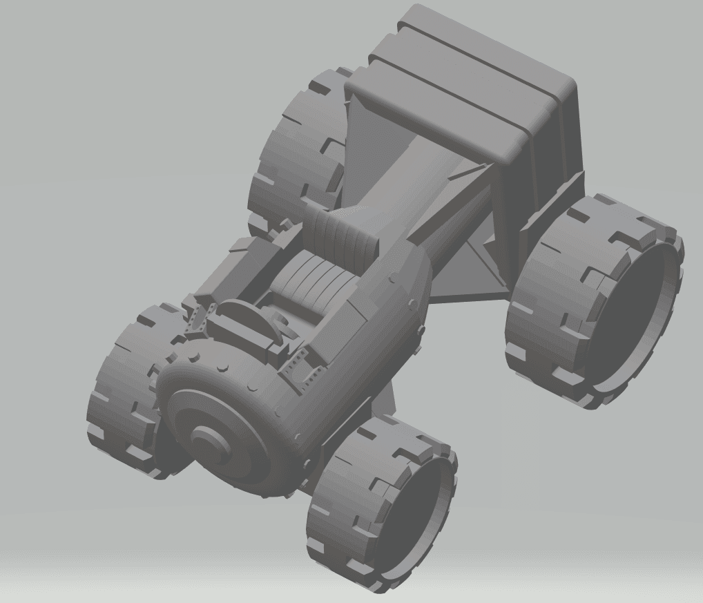 FHW: The boom roller Concept 3d model
