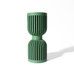 The Lira Vase, Modern and Unique Home Decor for Dried and Preserved Flower Arrangement | STL File 3d model