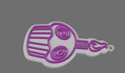 CHIKA (FNAF) CUP CAKE KEYCHAIN 3d model