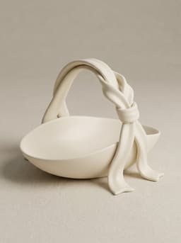 Coquette Bow Catchall Bowl | Grandmillennial Entryway Decor 3d model