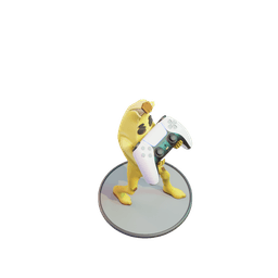 Peely Controller Stand 3d model