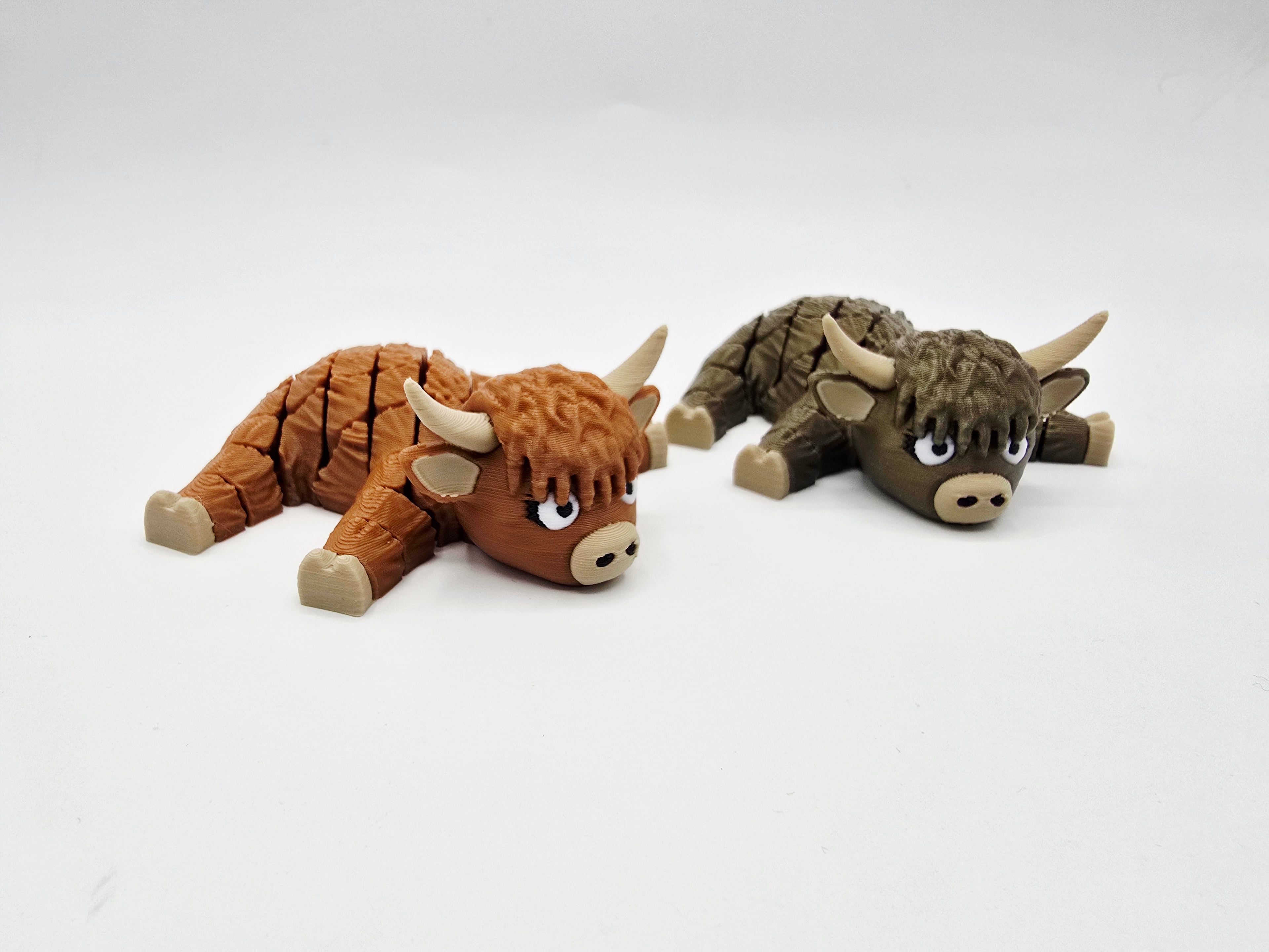FLEXI HIGHLAND COW 3d model