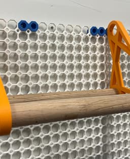 Filament Spool Rack for Multiboard 3d model