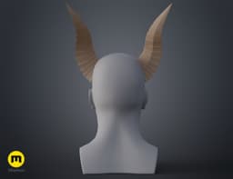 Wrym Horns 3d model
