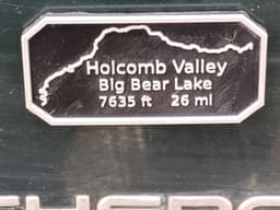 Maverick's Trail Badge Holcomb Valley Big Bear Lake CA 3d model
