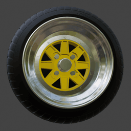 SSR Speed Star mk3 wheels 1/64 JDM 3d model