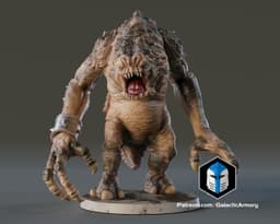 Rancor Miniature 3d model