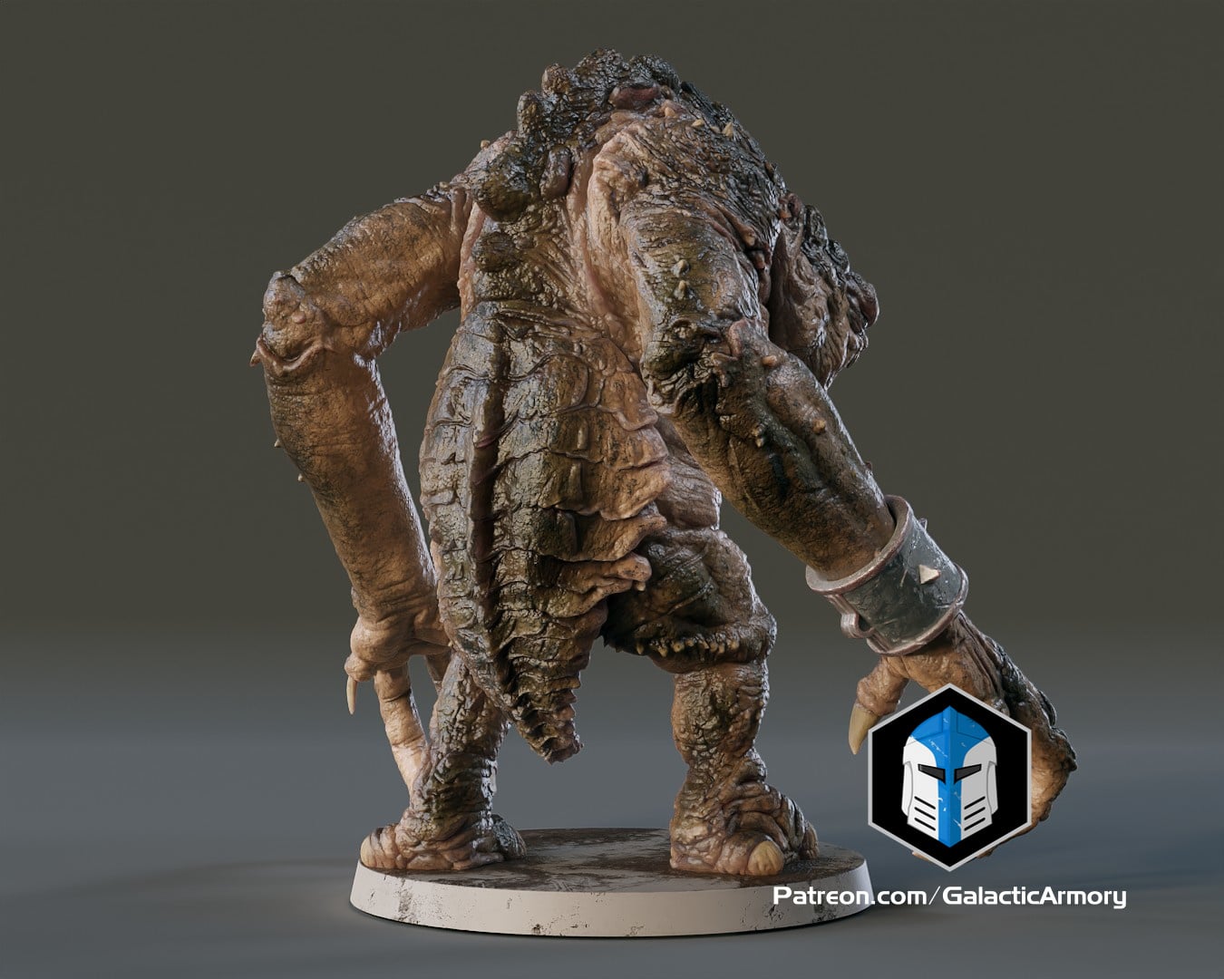 Rancor Miniature 3d model