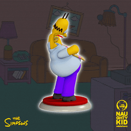Heart attack Homer 3d model