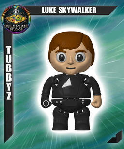 STAR WARS Luke Skywalker Multicolor Flexi Print-In-Place 3d model