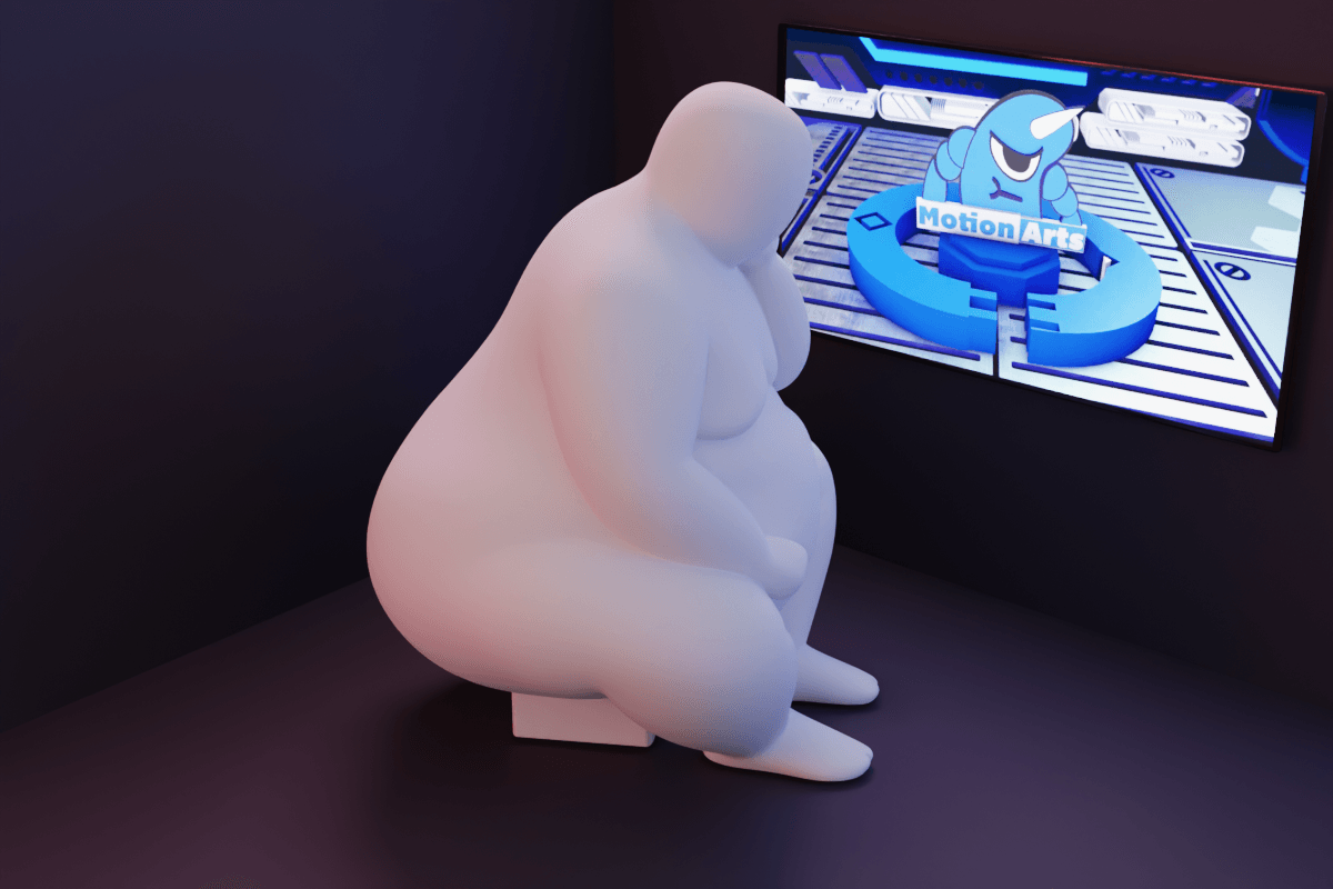 Pessoa gorda pensando.stl 3d model