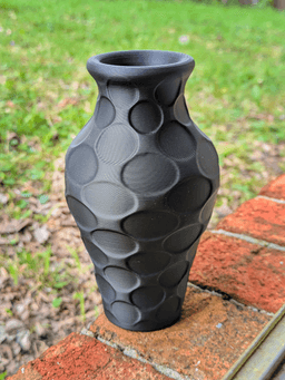 Polka Vase - Polka Dot Vase 3d model
