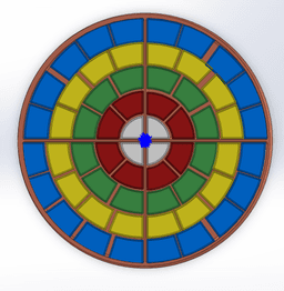 CIRCULAR CONTAINER - 12"X3" 3d model