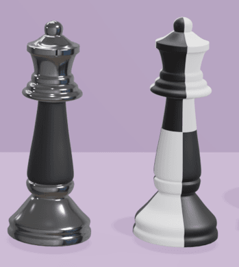 Chess Queen Ornament 3d model