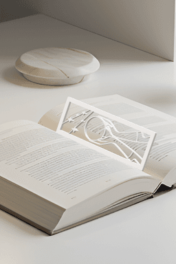 Universe Bookmark, Gift Idea 3d model