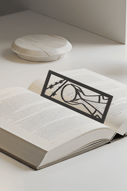 Universe Bookmark, Gift Idea 3d model