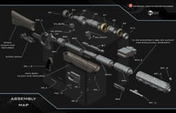 Mandalorian and Grogu Blaster rifle 3d model