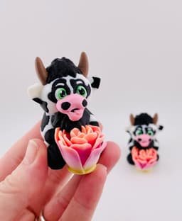 Mother's Day Roseables Cow 3d model