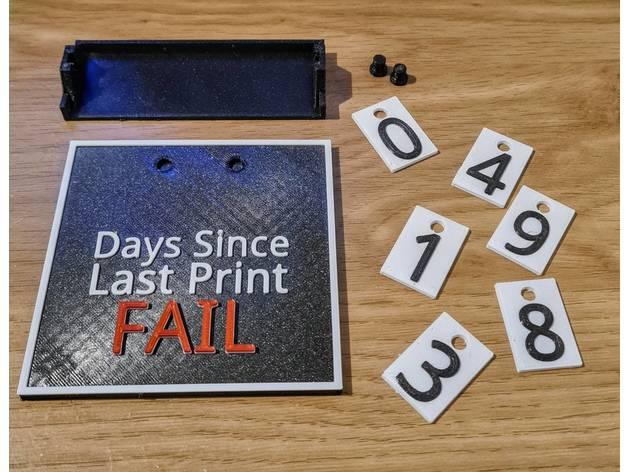 Print Fail Tracker 3d model