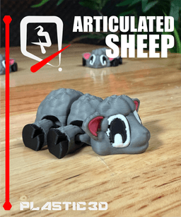 Articulated Sheep — The Fluffiest Farmstead Friend 3d model