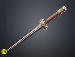 Chinese sword of the Tang Dynasty 3d model