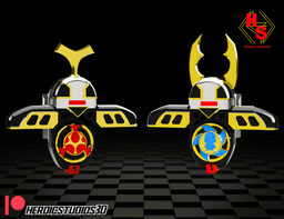 Thunder Ranger Morphers 3d model