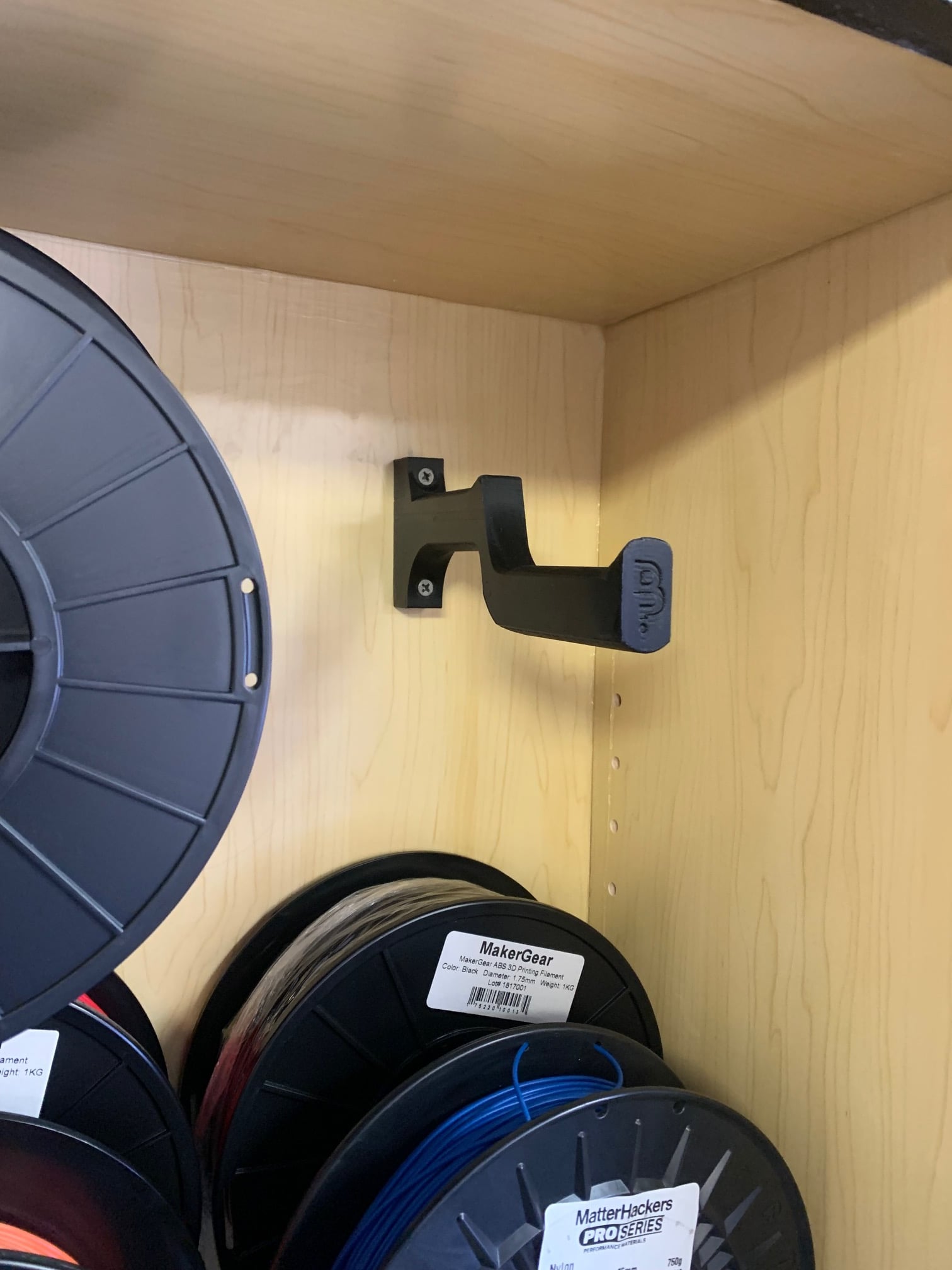 Filament Spool Storage Holder Arm.step 3d model
