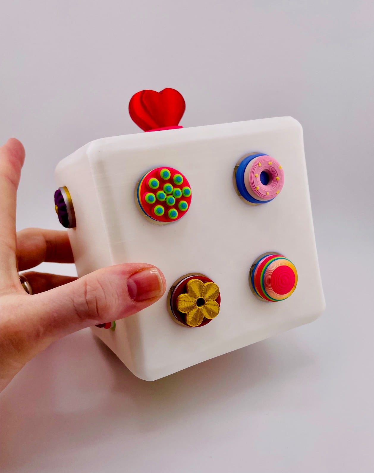 Super Duper Dice Clicker Fidget for Cool Kids 3d model