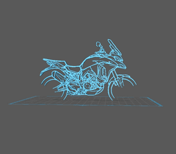 Ducati - Multistrada Wall Art 3d model