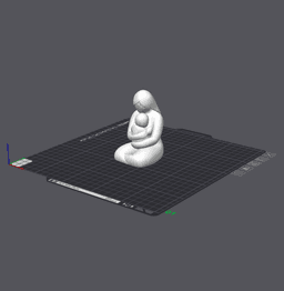Mother's Day Sculpture STL | Mom And Child Figurine | Mother's Day STL 3d model