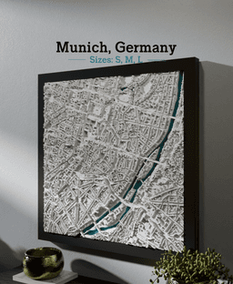 Munich, Germany - S, M, L, & XL 3d model