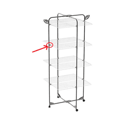 Clothes drying rack - vertical holder 3d model