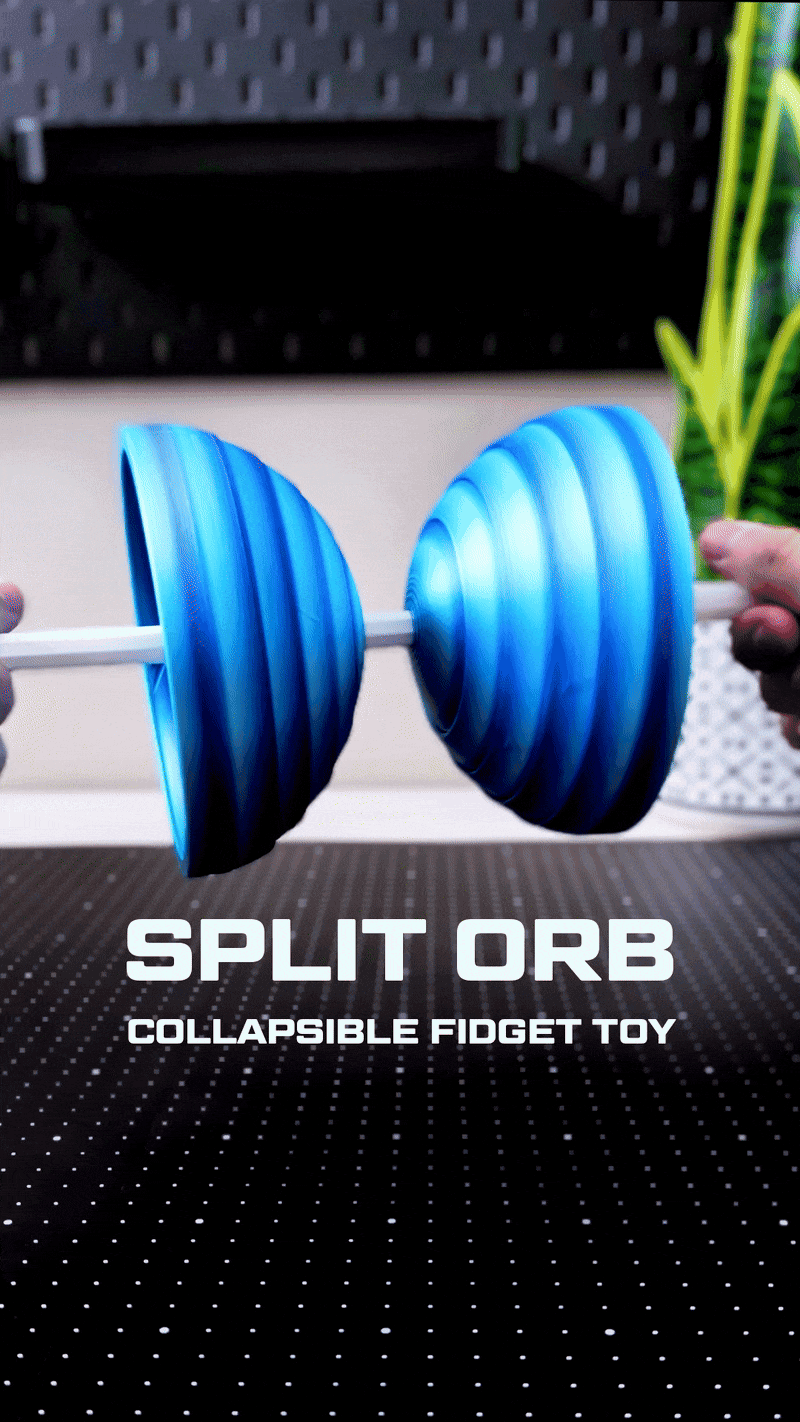 Split Orb - Collapsible Fidget Toy 3d model
