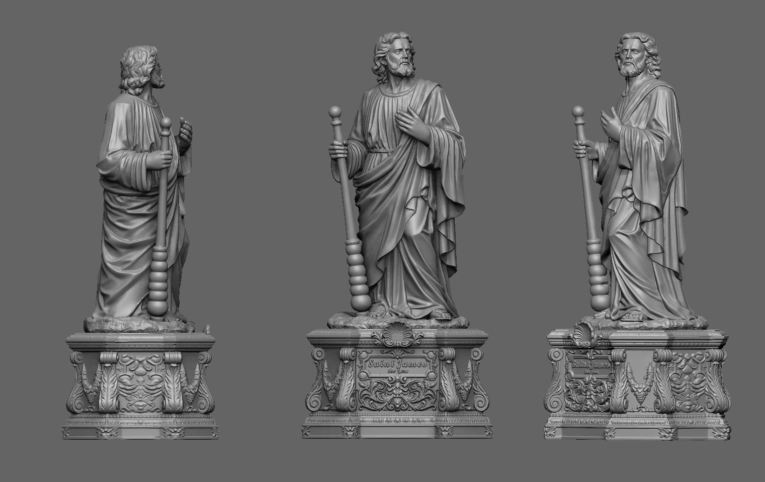 Saint James Less 3D Scanning STL Printable 3d model