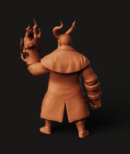 Hellboy Figure STL | Dark Horse 3D Print | Right Hand of Doom 3d model