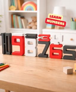 LEARN NUMBERS / EDUCATIONAL TOY / KIDS LEARNING NUMBERS 3d model